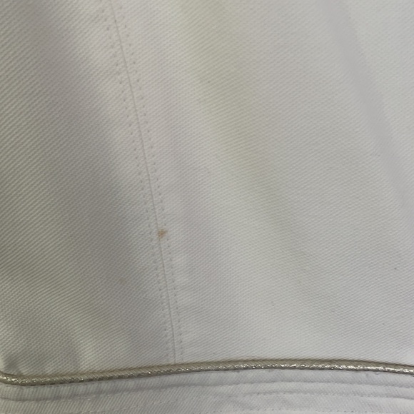 Tory Burch white with gold piping dress 6 - Picture 7 of 10